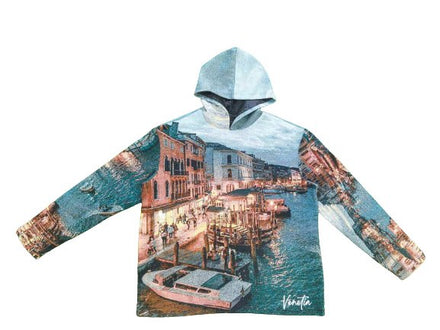 A Night in Venice Tapestry Hoodie