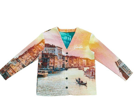 A Venetian Sunset Tapestry Cardigan