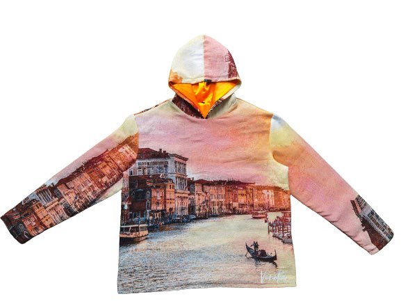 A Venetian Sunset Tapestry Hoodie